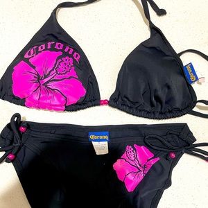 Black Corona bikini!!